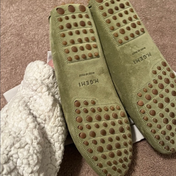 M. Gemi pistachio suede driver - Picture 5 of 6